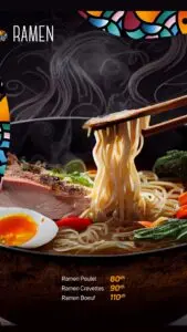 Les menus · 1