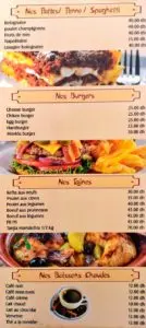 Les menus · 3