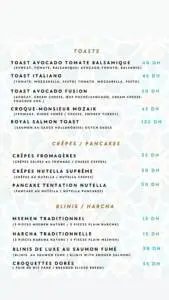 Menu Mozaikart Coffee N’Brunch Marrakech March 2024 362316-398900