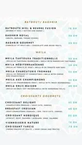 Menu Mozaikart Coffee N’Brunch Marrakech March 2024 352316-959400