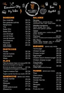 menu my vibes