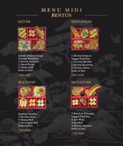 Menu MYŌGI Asian Restaurant Marrakech June 2026 504514-520600