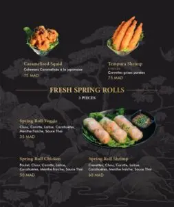 Menu MYŌGI Asian Restaurant Marrakech June 2026 494514-513700
