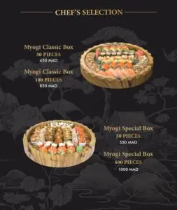 Menu MYŌGI Asian Restaurant Marrakech June 2026 504514-109800