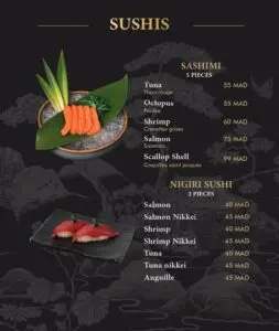 Menu MYŌGI Asian Restaurant Marrakech June 2026 484514-340300