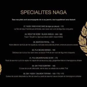 Naga Thai Menu Restaurant 5