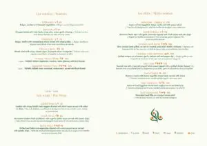 Menu Naranj Marrakech December 2024 334908-005000