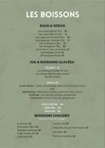 menu Nativ Kitchen marrakech M avenue restaurant 3