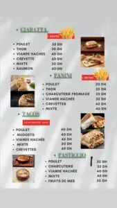 Menu Natural Juice Ghandi Casablanca May 2024 481208-448300