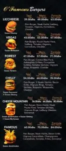 OFamous Casablanca Menu 5