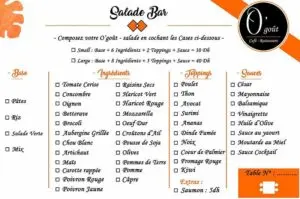 Les menus · 3