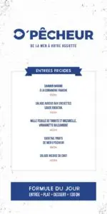 Les menus · 4