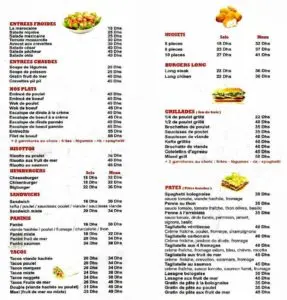 Menus · 2