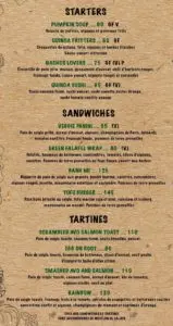 Menus · 3