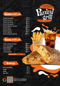 Menu Panini Grill Casablanca March 2024 504609-281800