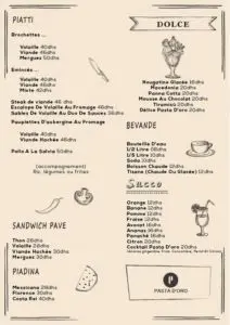 Menus · 2