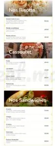 PASTA PINO MENU RESTAURANT ITALIEN CASABLANCA 2022 5