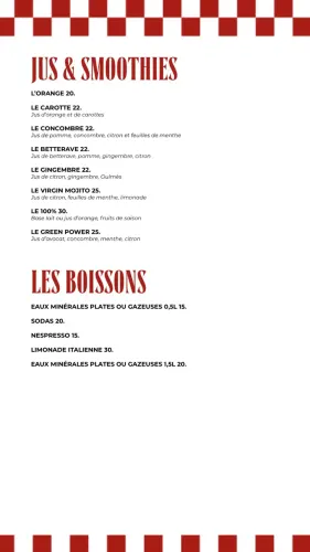 Menu de Pastaz