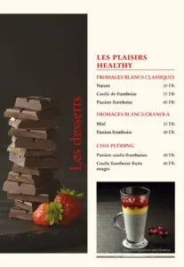 Les menus · 9