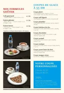 Les menus · 13
