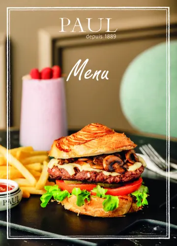 Menu de Paul — Menu — page 1