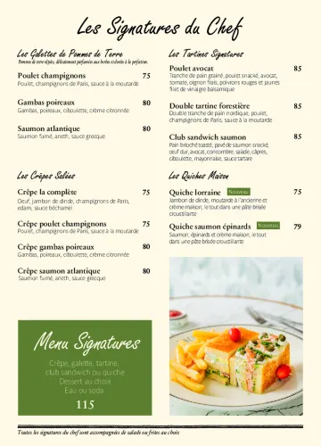 Menu de Paul — Menu — page 5