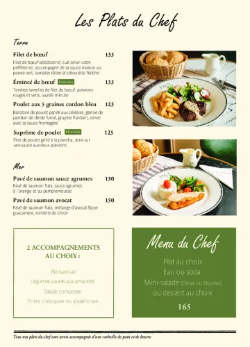 Menu de Paul — Menu — page 8
