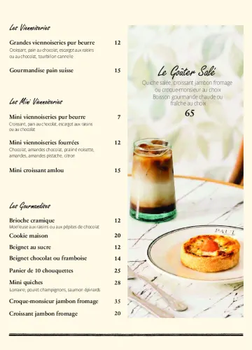 Menu de Paul — Menu — page 12