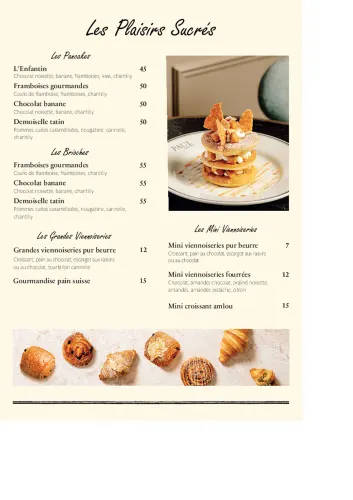 Menu de Paul — Petit-déjeuner et Brunch — page 7