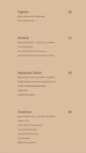 Menu Pause Cafe Casablanca August 2023 494615-386000