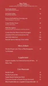 Menu Pause Cafe Casablanca August 2023 474615-789200