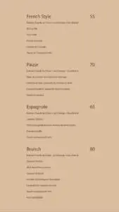 Menu Pause Cafe Casablanca August 2023 484615-475600
