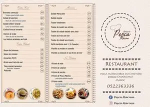 Les menus · 1