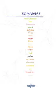 Menu Pitondoner Morocco
