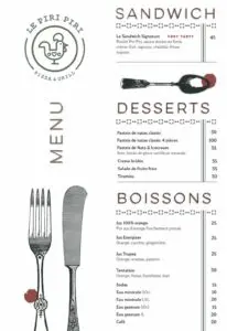 Menus · 2