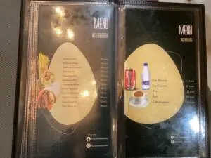 Menu Porto Rico Restaurant Dakhla July 2023 302910-673100