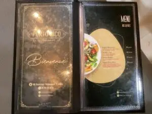 Menu Porto Rico Restaurant Dakhla July 2023 312910-748200