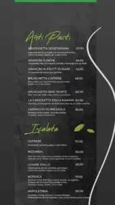 menu PORTOFINO RISTORANTE casablanca restaurant italien 1