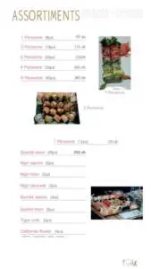 menu pousse pousse marrakech 2022 4