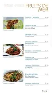 menu pousse pousse marrakech 2022 1