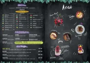 Les menus · 2