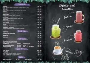 Les menus · 3