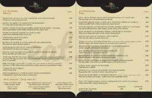Menu Pure Passion Agadir August 2025 140822-316300