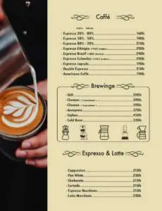 menu Qafespresso casablanca cafe 07