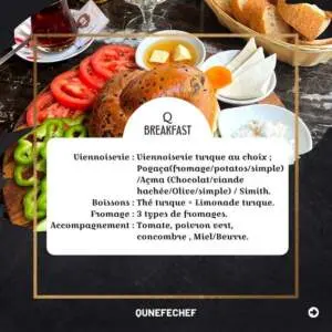 menu Qunefechef restaurant casablanca 1