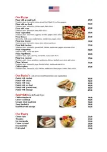 Les menus · 2
