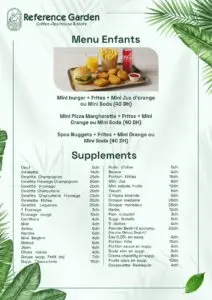 Menu Reference Garden Meknes October 2025 040711-510200