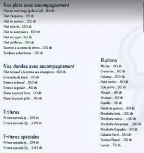 Menu Restaurant antartique tanger Tanger August 2023 282920-526600