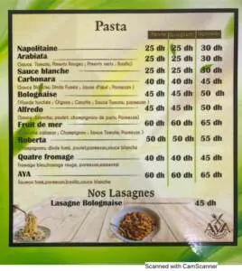 Menu Restaurant Aya Marrakech August 2023 152109-338300