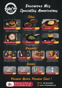Menu Ribs’on BBQ Casablanca February 2024 365012-573900